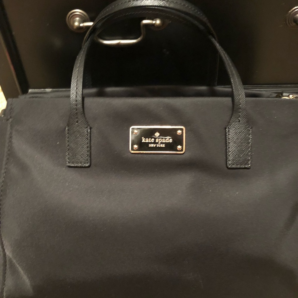 Black Kate Spade crossbody handbag
